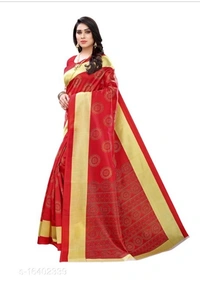 Banita Graceful Sarees - Red, pack of 1, Free shipping , Free 