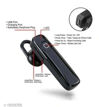 Bluetooth Headphones & Earphones - black , pack of 1, Free , Free 