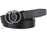 Stylish  Women's Black Belt - Black , pack of 1, Free , 26 to 38 