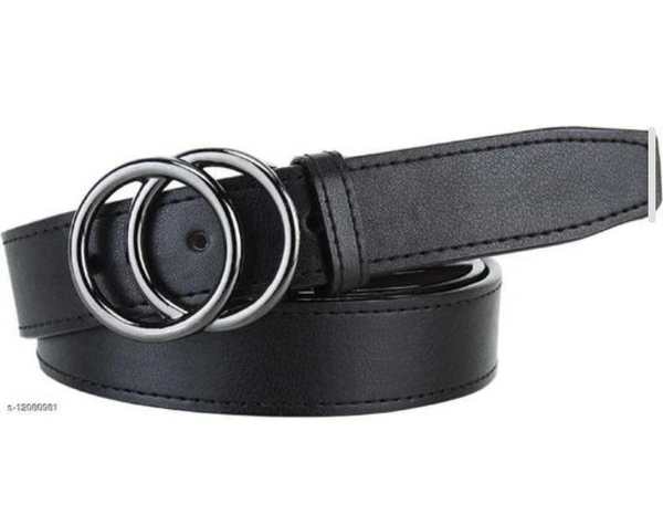 Stylish  Women's Black Belt - Black , pack of 1, Free , 26 to 38 