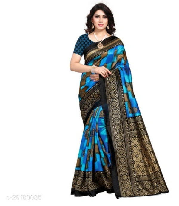 Silk Saree with blouse piece - available of 7, pack of 2, Free , Free 