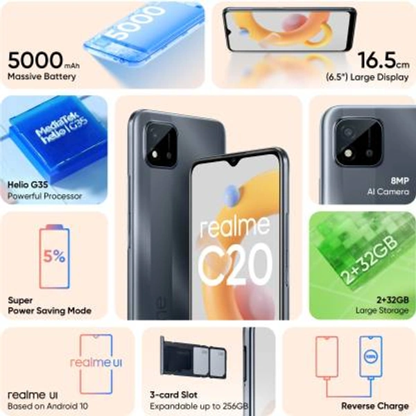 Realme C20 - Blue