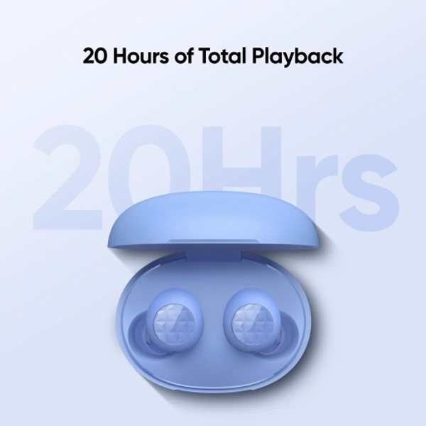 realme Buds Q2 Neo (Blue) - Blue, 7 Days Replacement Policy, No questions asked.