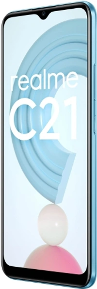 realme C21 (Cross Blue, 64 GB) - Cross Blue, 7 Days Replacement Policy, No questions asked., 4/64