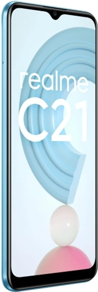 realme C21 (Cross Blue, 64 GB) - Cross Blue, 7 Days Replacement Policy, No questions asked., 4/64