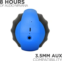 boAt Rugby 10 W Portable Bluetooth Speaker - Blue, 7 Days Replacement Policy, No questions asked.