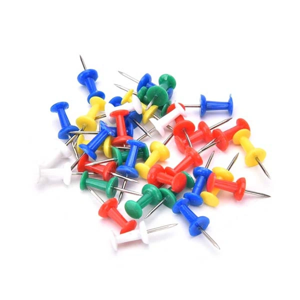 Push Pin - mixed colour, 50pcs in 1pocket