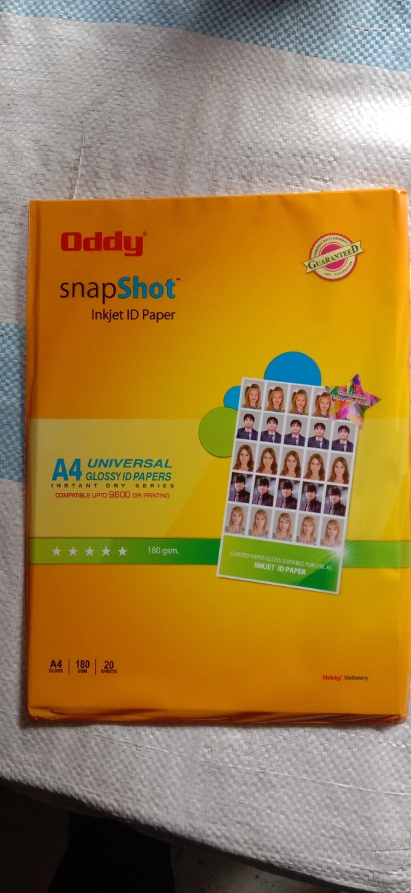 Photo Paper  - A4 size, white glossy