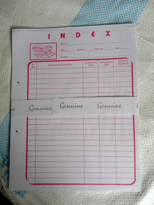 Loose Sheet - single, back side blank.