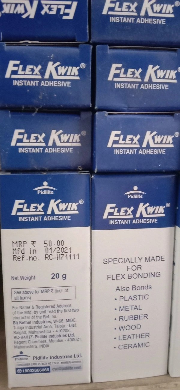 Flex Kwik, Fevi Kwik ai pawh a char nghet.
