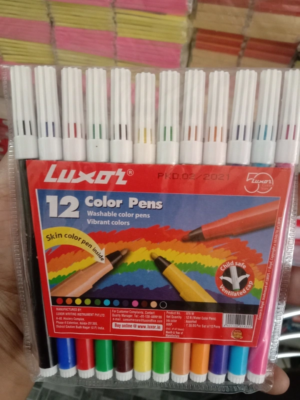 Luxor Sketch Pen  - 12 colours