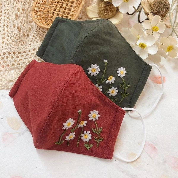 Mask  - standard , military green 