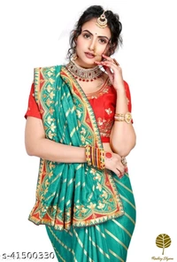 Woman Saree - Adrika Fabulous SareesSaree Fabric: Dola SilkBlouse: Separate Blouse PieceBlouse Fabric: Banarasi Si, 5.5