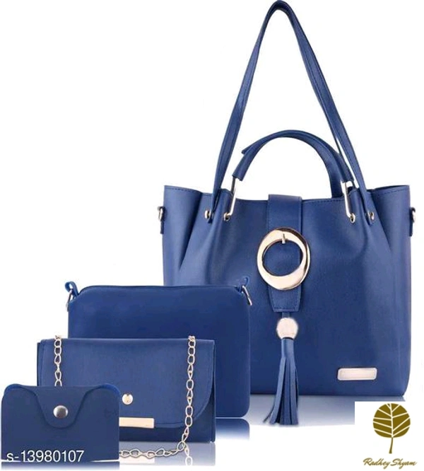 Beg - Women PU Leather Hand Bag & Sling bags (Combo of 3) Material: Faux Leather/Leatherette No. of Compar