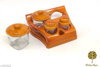 Spice Box - spice containers plastic Material: PlasticDescription: It Has Set of 2 Pieces Of Suger Pot & 2 Piece, 2 piece