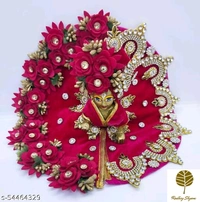 Gopal Dress - 2no. [ 6inch diameter ] laddu gopal dress , krishna dress Material: FabricType: Krishna DressMultipa