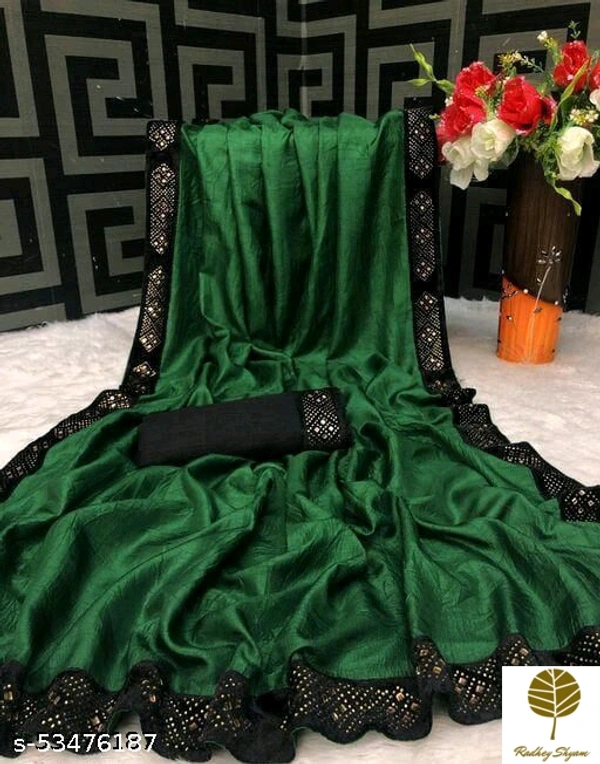 Saree - Catalog Name:*Aagam Pretty Sarees*Saree Fabric: Vichitra SilkBlouse: Product DependentBlouse Fabric: