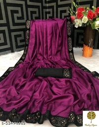 Saree - Catalog Name:*Aagam Pretty Sarees*Saree Fabric: Vichitra SilkBlouse: Product DependentBlouse Fabric: