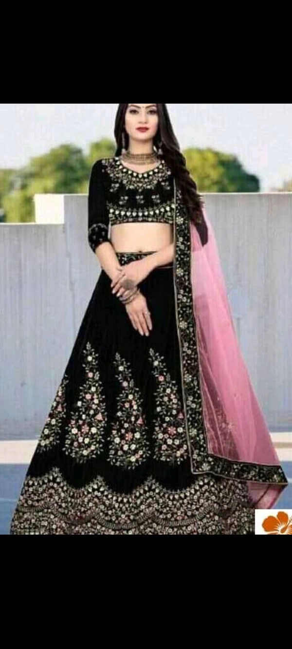 Lehenga  - Black Colour 