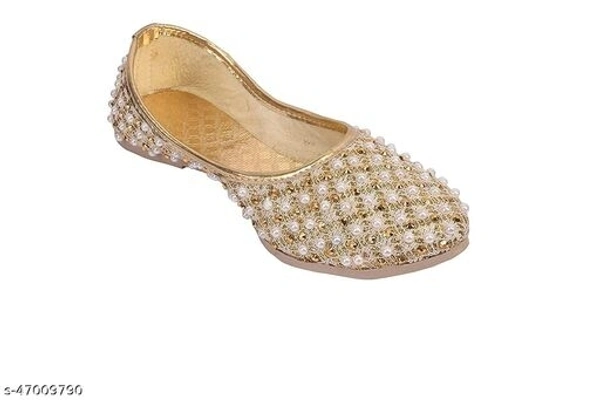 Women's Jutti Flat - Golden  - golden, 6