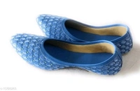 Women's Jutti Flat - blue,  