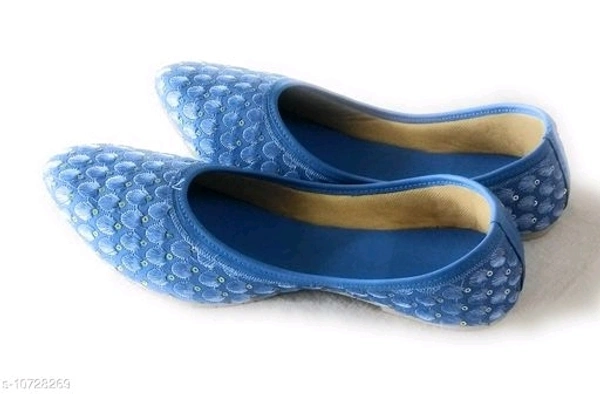 Women's Jutti Flat - blue,  