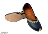 Classic Punjabi Jutti - Black  - 5