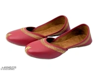 Classic Punjabi Jutti - Red -  