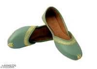 Classic Punjabi Jutti - Green - 7