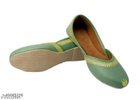 Classic Punjabi Jutti - Green - 7