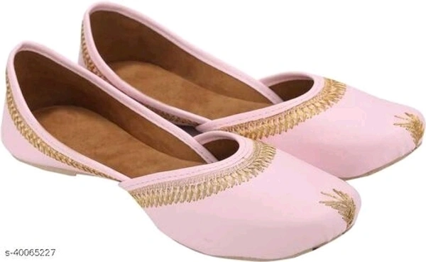 Classic Punjabi Jutti - Pink - 6