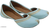 Classic Punjabi Jutti - Teal -  