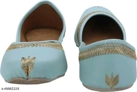 Classic Punjabi Jutti - Teal - 7