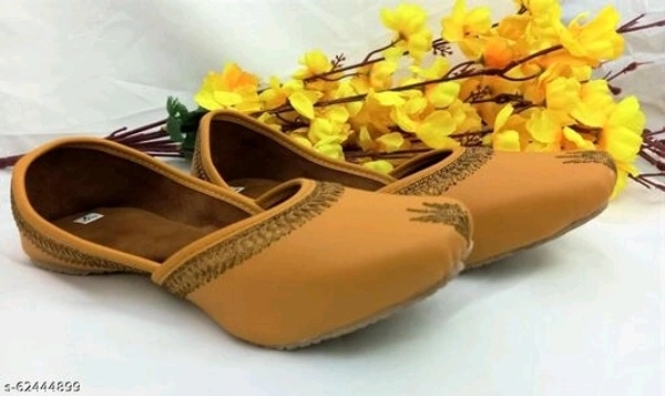 Classic Punjabi Jutti - Mustard  - 4