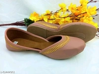 Classic Punjabi Jutti - Rose Gold - 9