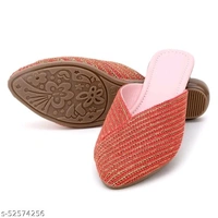 Elegant Women Mules - Orange  -  