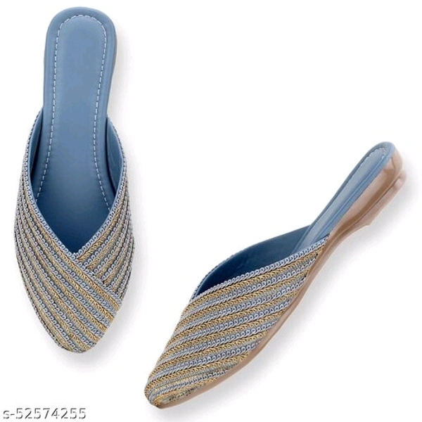 Elegant Women Mules - Bluish - 4