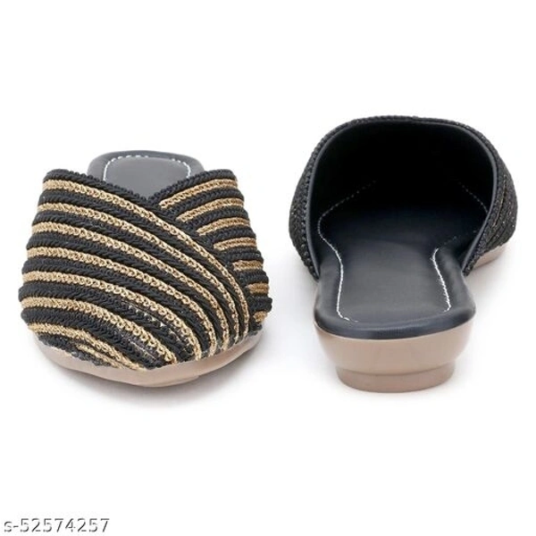 Elegant Women Mules - Black - 5