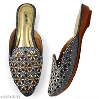 Party Ready Mules - Grey - 6