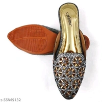Party Ready Mules - Grey - 7