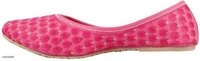 Embroidered Juttis - Pink - 4