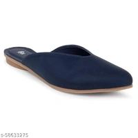 Elegant Formal Mules - Royal Blue - 8