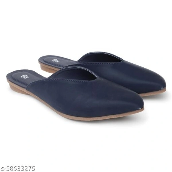 Elegant Formal Mules - Royal Blue - 8