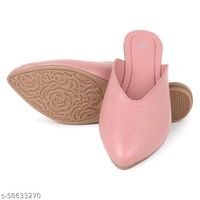 Elegant Formal Mules - Pink - 5