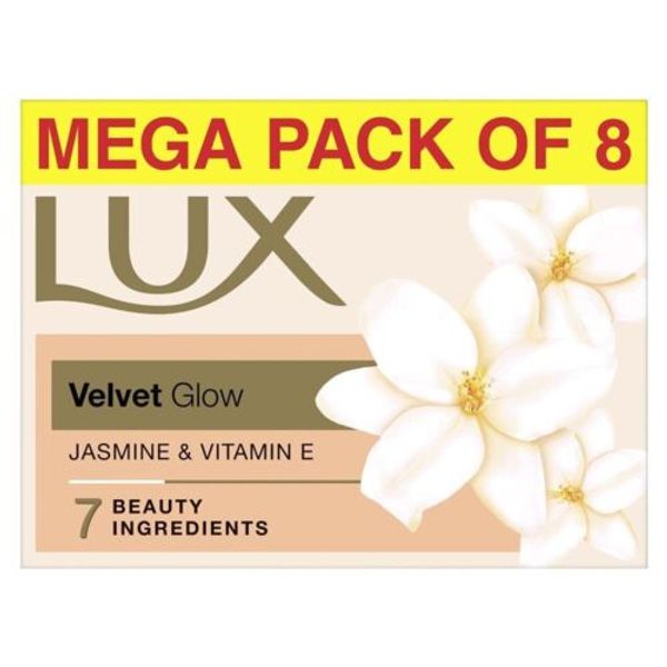 Lux  Jasmine & Vitamin E, 7 Beauty Ingredients - 150g (Buy 4 Get 1 Free)