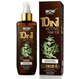 Wow Skin Science 10 IN 1 Active Hair Oil, Hair Care With Natural Actives - 200ml