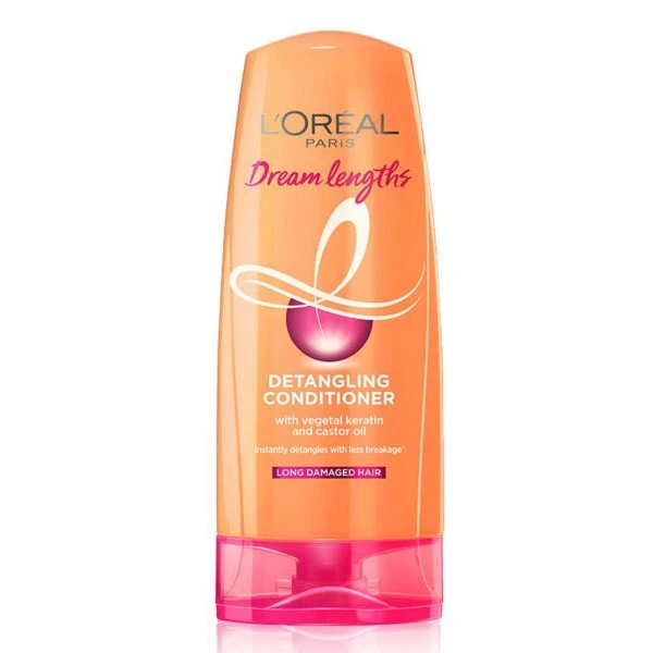 Loreal Paris dream lengths  Detangling Conditioner - With Vegetal Keratin & Castor Oil - 192.5ml