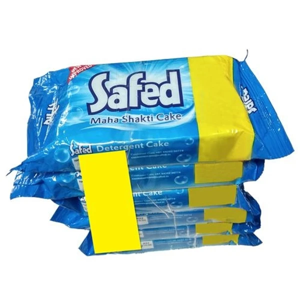 Safed Detergent Bar- Maha shakti Cake,  - 175g ( Buy 5 Get 1 Free)