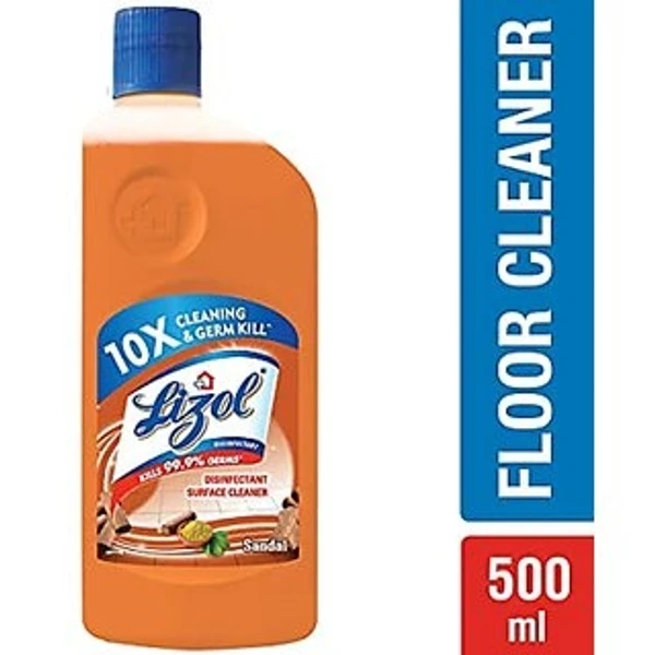 Lizol Disinfectant Surface & Floor Cleaner- Sandal, All In 1  - 500ml