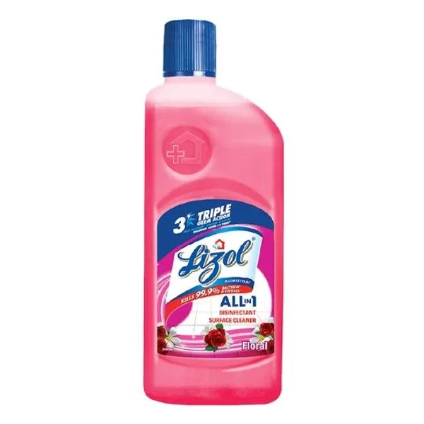 Lizol Disinfectant Surface & Floor Cleaner-floral , All In 1  - 500ml